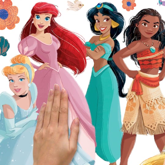 RoomMates Disney Princess Flowers & Friends Giant Peel & Stick Wall Decals